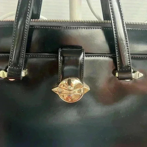 Vintage  Cromia Italian Satchel - Picture 8 of 10